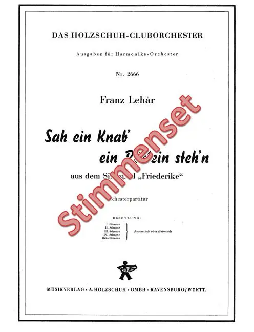 Sah ein Knab ein Röslein stehn